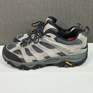 Merrell Mens Hiking Shoes Gray & Black With Vibram Soles Size 12.5W Durable